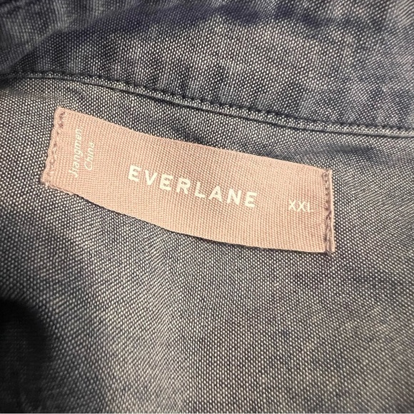 Everlane Chambray Button Down Shirt Men’s XXL Long Sleeve - Work, Casual, Office - Picture 6 of 7